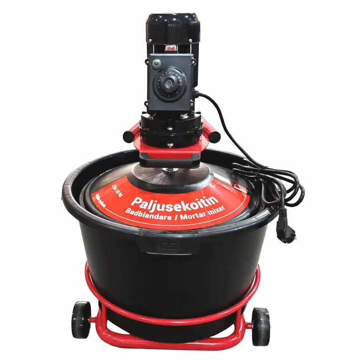 Paljusekoitin jolla voit sekoittaa isoja määriä laasteja sekä sementtiä tai maaleja - Erikoisakkutyökalut - 6438014399430 - 1