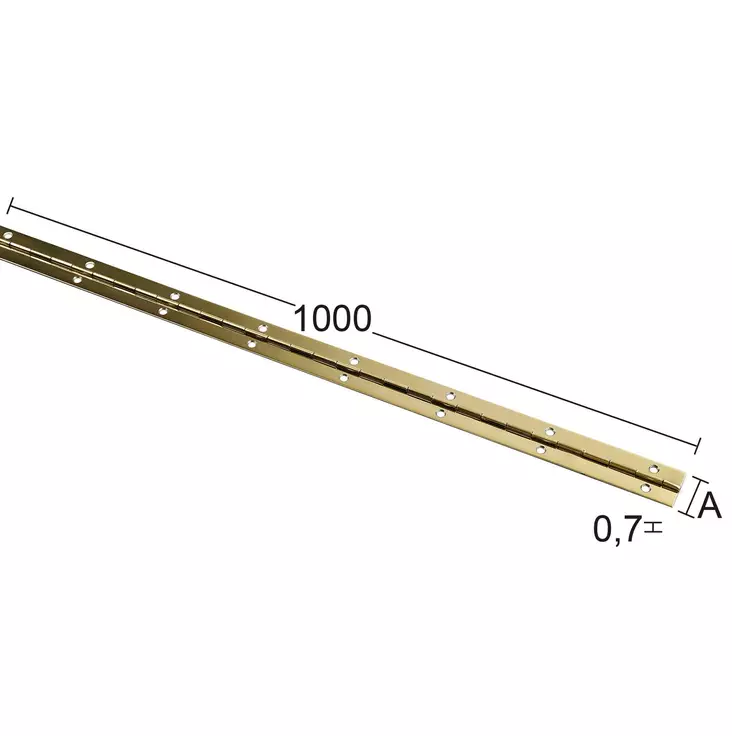 PIANOSARANA 195 0,7x32x1000 MESSINGÖITY - Saranat - 4030995004970 - 1