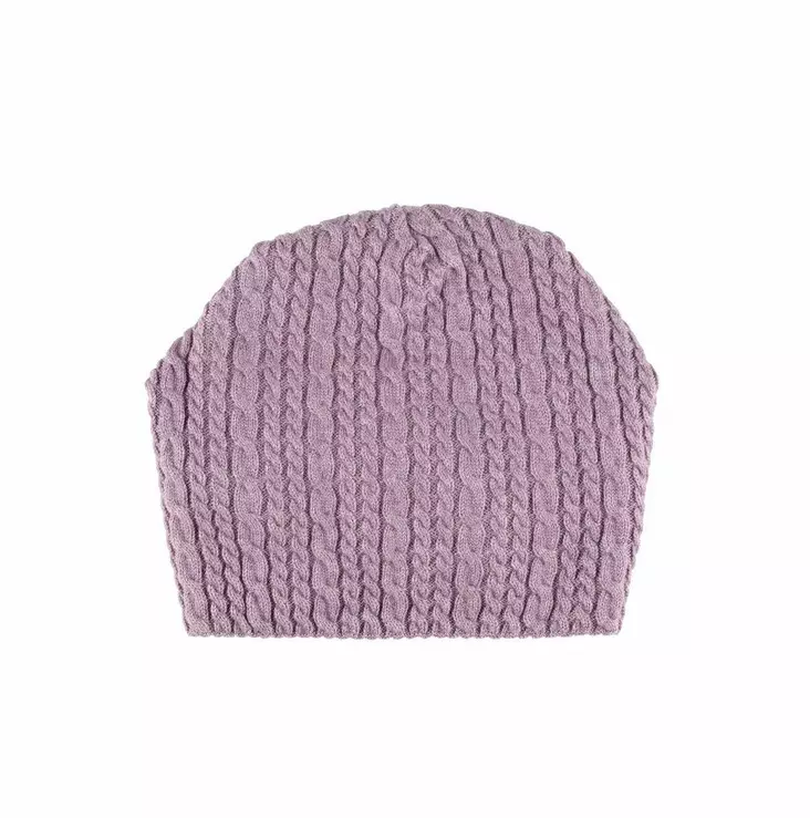 palmikko pipo naisten liila - Talvipäähineet - 6410416220390 - 1