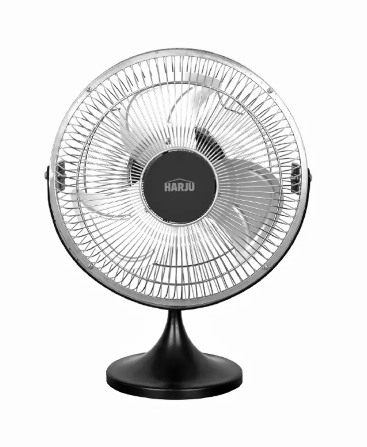 PÖYTÄTUULETIN 9" 25W METALLI HARJU - Tuulettimet - 6438140234100 - 1