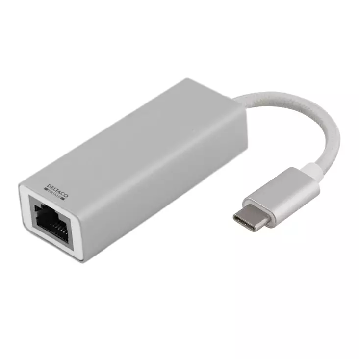 USB-C VERKKOADAPTERI RJ-45 - Oheislaitekaapelit ja adapterit - 7333048012470 - 1