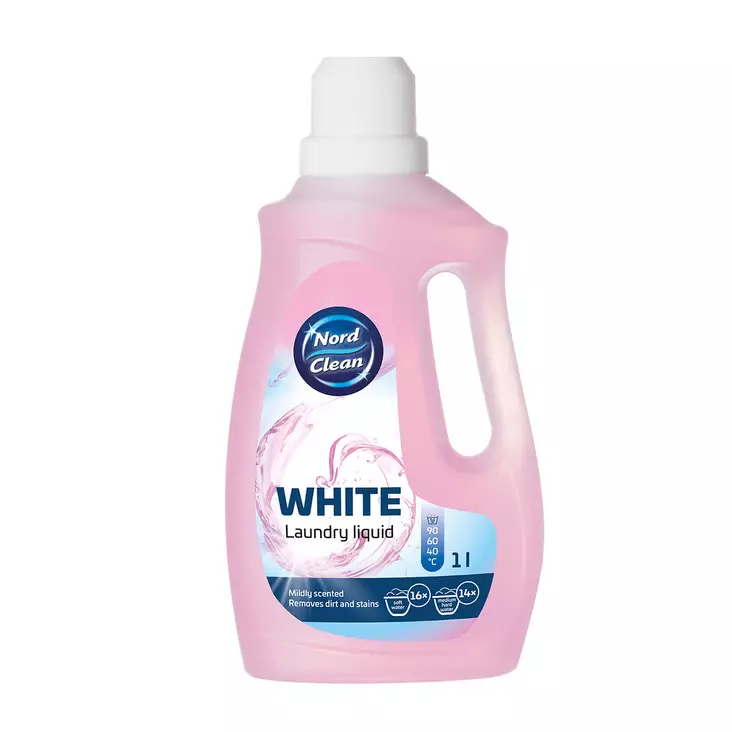 PYYKINPESUNESTE 1L NORD CLEAN valkopyykk - Pyykinpesunesteet - 6410416430140 - 1