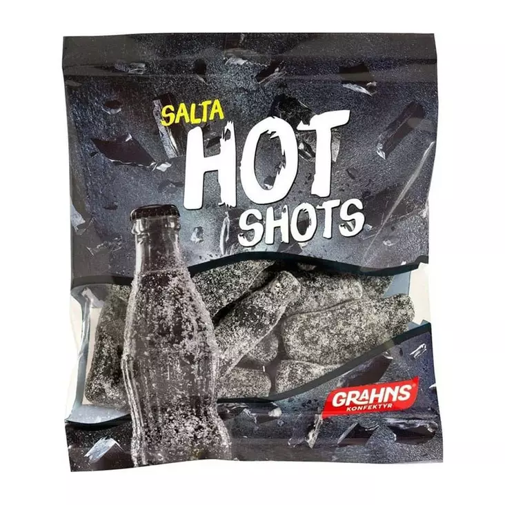 Salta hot shots karkkipussi 60g - Makeiset ja naposteltavat - 7331057010340 - 1