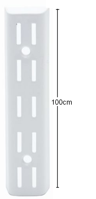 SEINÄKISKO 1000mm VALKOINEN HSS HABO - Seinäkiskot ja kannakkeet - 7317900201530 - 1