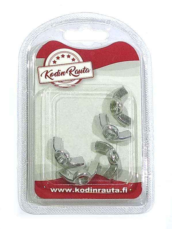 siipimutteri M8 5kpl - Pultit ja mutterit - 6438417017870 - 1