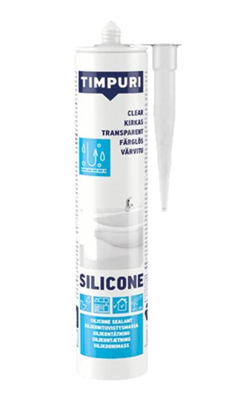 SILIKONI 310ml VÄRITÖN Q4 TImpuri - Silikonit - 6418091031300 - 1