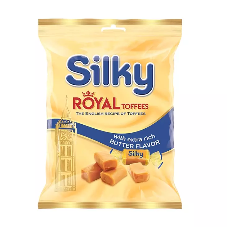 SILKY ROYAL TOFFEE 100g - Makeiset ja naposteltavat - 5201071262150 - 1
