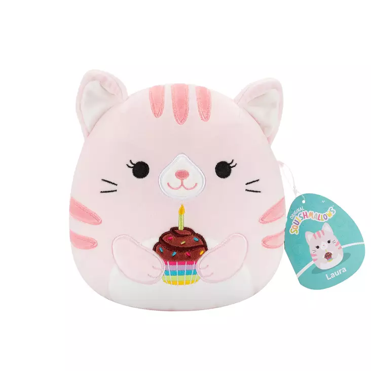 Squishmallows 19 cm Laura Cat Celebrati. - Pehmolelut - 0191726857600 - 1