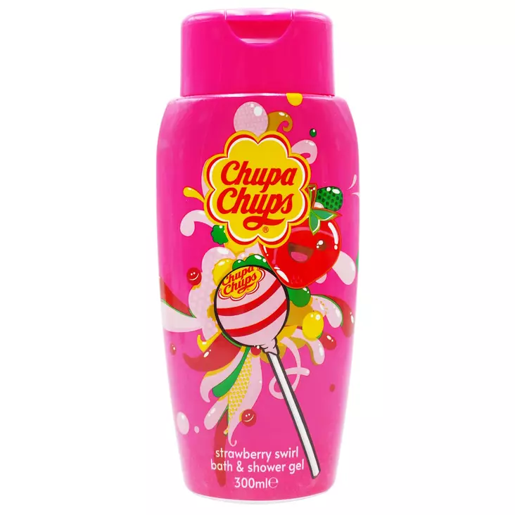 Suihkusaippua Chupa Chups 2in1 mansikka - Suihkusaippuat ja suihkugeelit - 5013692273060 - 1