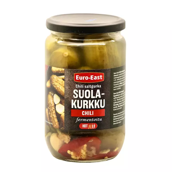 CHILI SUOLAKURKKU Fermentoitu 660/380G - Vihannessäilykkeet - 6430044382130 - 1