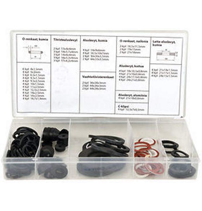 Tiivistelajitelma 125kpl - Muut liimat ja tiivisteet - 6438168088150 - 1