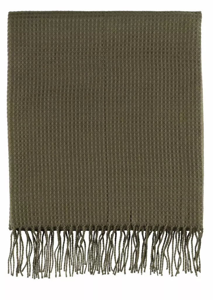 TORKKUPEITTO Moss 127 x 152 cm vihreä - Torkkupeitot - 6410416100470 - 1