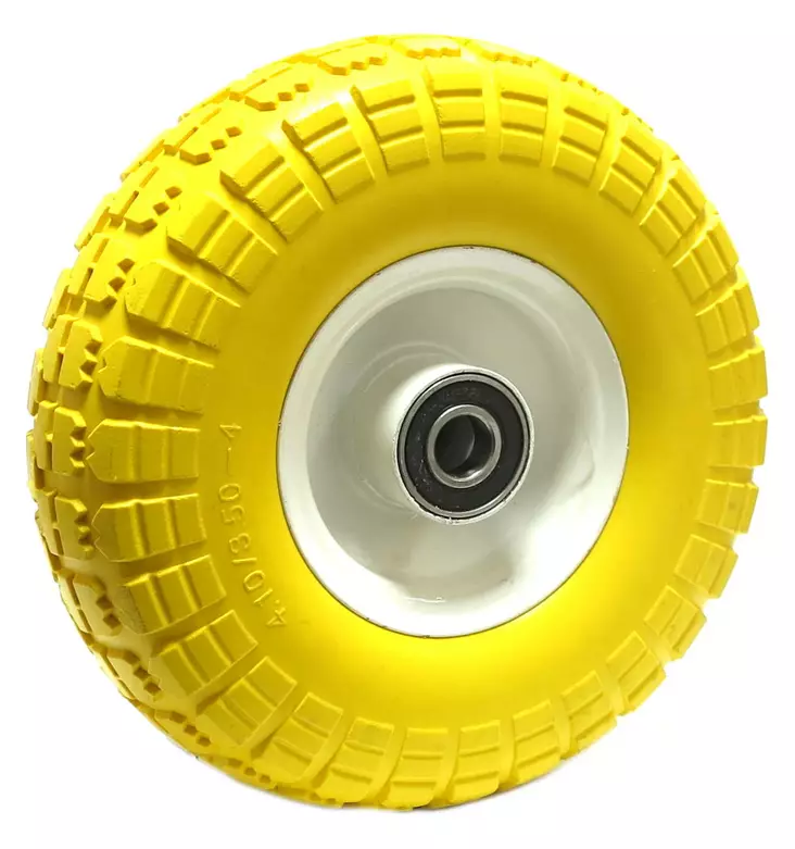 Umpikumipyörä PU 3,50-4 akseli 20mm - Kottikärryn renkaat - 6438168091600 - 1