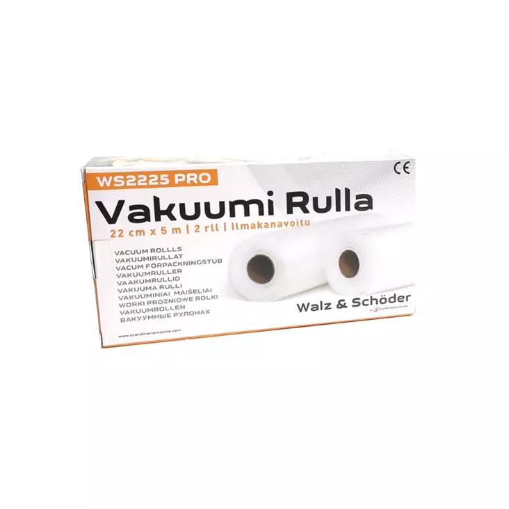 W+S vakuumiputki 22x5x2rll - Vakuumipussit ja vakuumirullat - 6438212105710 - 1