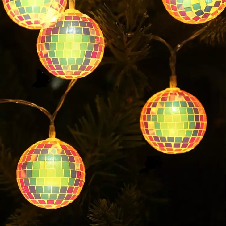 Valosarja10LED Peilimosaiikki Pallo - Valohahmot ja valokoristeet - 6438506004620 - 1