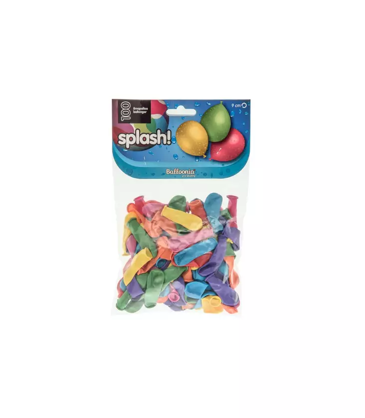 VESI-ILMAPALLOT 9CM 100KPL - Ilmapallot - 6410412505460 - 1