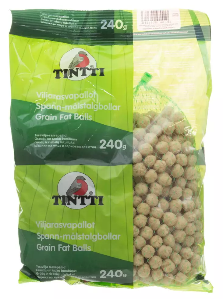 Viljarasvapallot 240 G Lintujen ruokintaan - Lintujen talviruokinta, siemenet & talit - 4740053002410 - 1