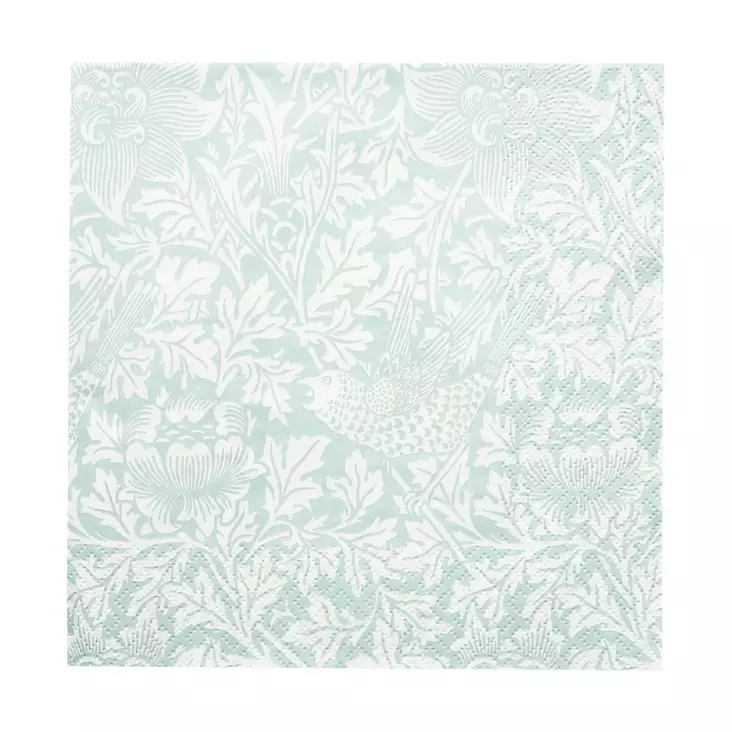 William Morris lautasliina Bird & Anemon - Lounas-servetit 33x33 - 6411630404160 - 1