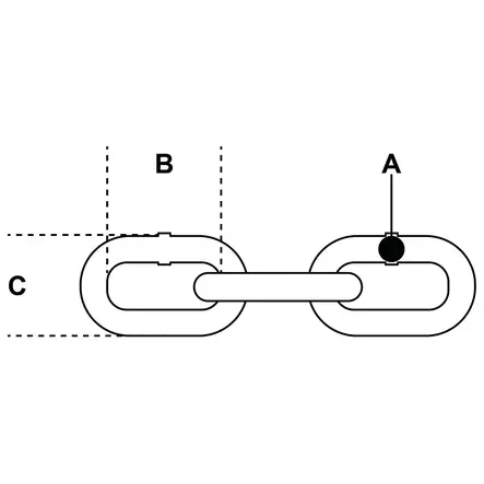 KETJU PITKÄLENKKI 8,8X53X31MM - Ketjut ja ketjutarvikkeet - 6418914914391 - 2