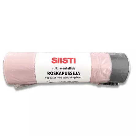 Roskapussi narusulkijalla. - Roskapussit - 6438506000561 - 1