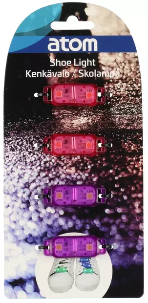 Atom Kenkävalo 4kpl pinkki/violetti - Työkengät - 6410413346611 - 1