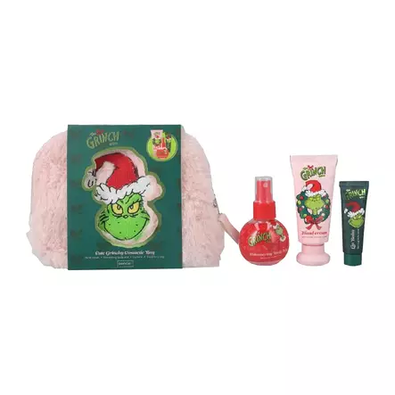 DR Seuss Grinch 3 tuotetta meikkipussiss - Lasten kosmetiikkapakkaukset - 8721382794821 - 1
