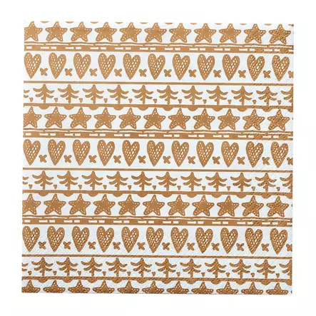 Servetti Havi Selma valkoinen 33cm - Lounas-servetit 33x33 - 6411633336581 - 1