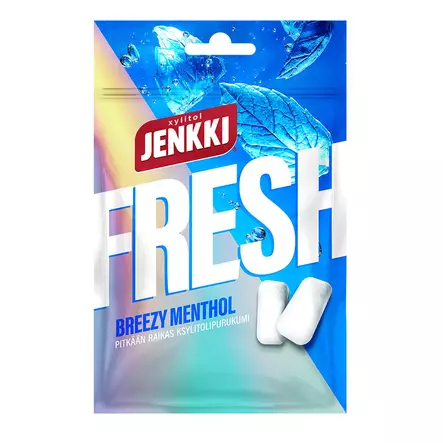 Jenkki Fres purukumi Breezy Menthol 35 g - Makeiset ja naposteltavat - 6420256432211 - 1