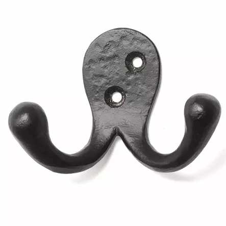 KAKSOISKOUKKU TAOTTU MUSTA HABO - Koukut, naulakot ja telineet - 7317900186271 - 1