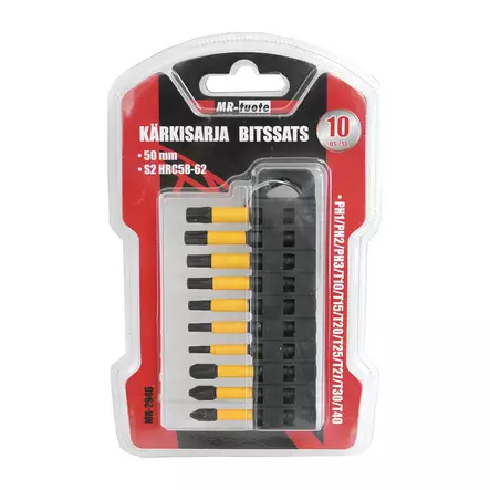 Kärkisarja 10-os. 50 mm S2 - Ruuvauskärkisarjat - 6430074697501 - 1