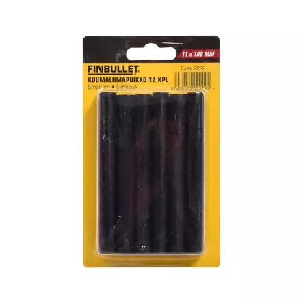 kuumaliimapuikkosarja musta kuumaliimapuikko finbullet - Kuumaliimapuikot - 6438152022221 - 2