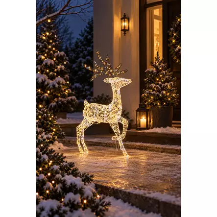 Led poro 810l kylmä lämmin/kylmä valko - Valohahmot ja valokoristeet - 6438506024581 - 1