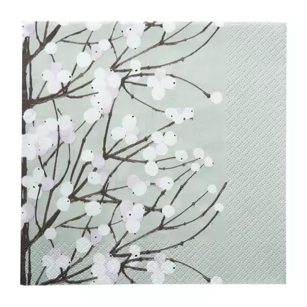 Servetti Marimekko Lumimarja salvi 33cm - Lounas-servetit 33x33 - 6411633140331 - 1