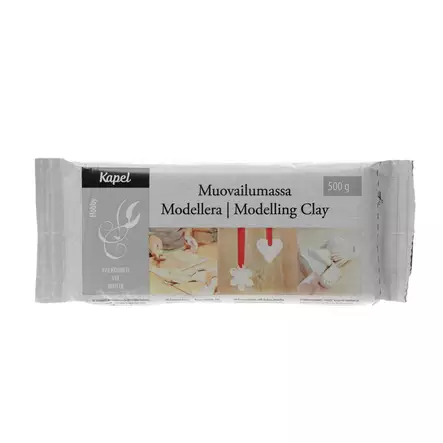 MUOVAILUMASSA VALKOINEN 500G - Muovailuvahat ja -massat - 6410410152031 - 1