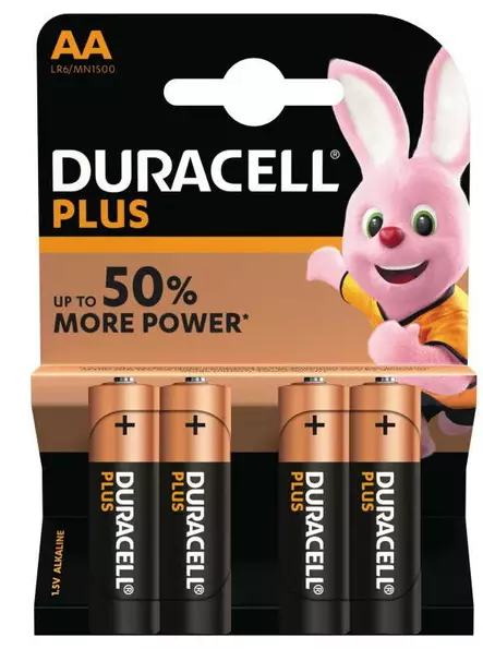 PARISTO DURACELL AA 4KPL PLUS POWER - Sormiparistot - 5000394017641 - 1