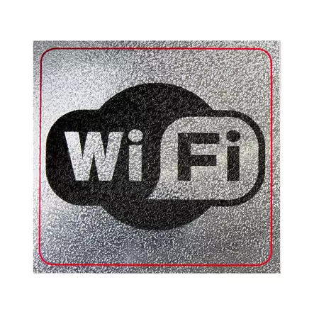 Pisla kuvatarra wifi - Opasteet ja kyltit - 6414676016601 - 1