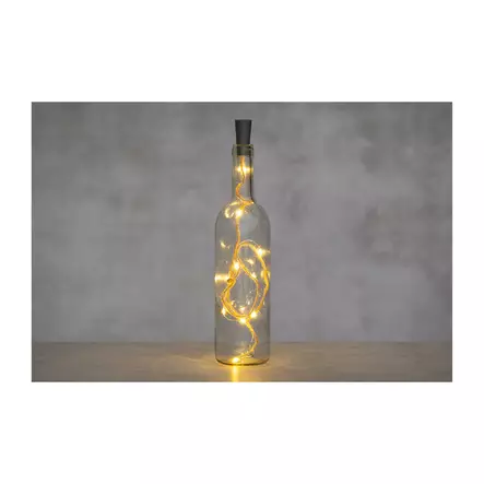 Pullovalo juutti 10 LED - Valosarjat paristokäyttöiset - 6412165108141 - 1