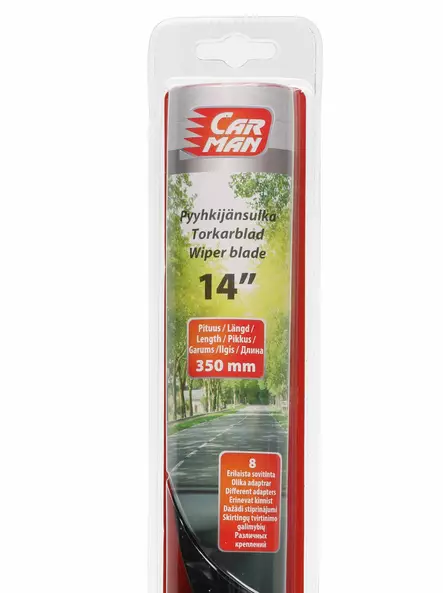 PYYHKIJÄNSULKA 14" 350MM CARMAN - Pyyhkijänsulat - 6410412657671 - 2