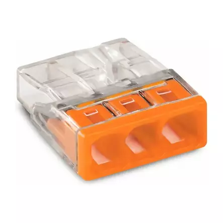 RASIALIITIN Wago 3-nap 30kp/pkt - Asennustarvikkeet, rasiat ja sulakkeet - 4066966001631 - 2