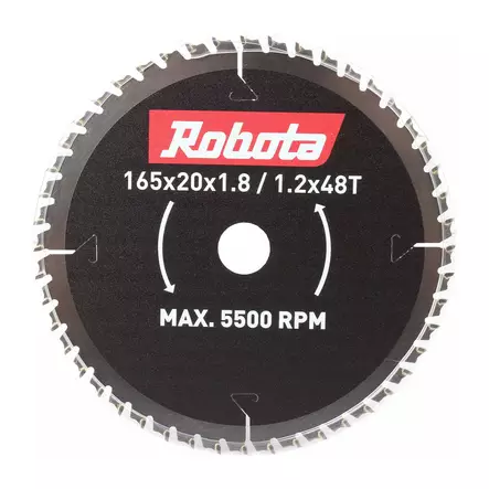 Robota upotussahan varaterä 165mm 48T - Akkupyörösahat ja -käsisirkkelit - 6438212141961 - 1