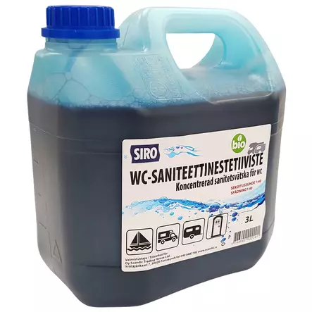 Saniteettineste s=C3=A4ili=C3=B6llisiin wc istuimiin karavaani - Caravan siivoustarvikkeet ja kemikaalit - 4743042022291 - 1