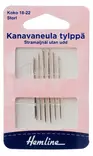 HEMLINE KANAVANEULA TYLPPÄ 18-22 - Käsityötarvikkeet - 9317385020761 - 1