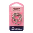 HEMLINE D-RENGAS 25MM 2PARI - Ompelulangat ja ompelutarvikkeet - 9317385002941 - 1
