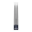 3D LED-kynttilä 2kpl 28 cm harmaa - LED-kynttilät - 6410416578781 - 3