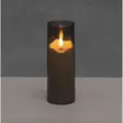3D LED-pöytäkynttilä 15 cm savun harmaa - LED-kynttilät - 6410416578941 - 1