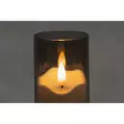 3D LED-pöytäkynttilä 15 cm savun harmaa - LED-kynttilät - 6410416578941 - 2