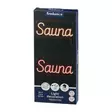 LED-valo teksti Sauna punainen - Valohahmot ja valokoristeet - 6410416573281 - 2