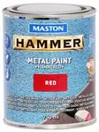 METALLIMAALI HAMMER VASARALAKKA 750ML PUNAINEN MASTON - Metallimaalit - 6412490017781 - 1