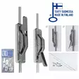 PIKASALPA AHFI 014 KROMI pikasalpa tankoineen pintamalli 3m - Kiinnityshaat ja salvat - 6417556000141 - 1