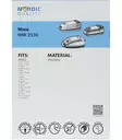 Pölynimuripussit, 5 kpl. + 2 suodatin MMI 2130 Nordic Quality Vacuum - Pölypussit ja suodattimet - 5706470076341 - 2